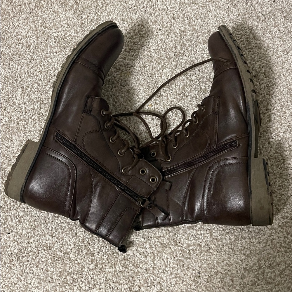 Kohl's Dark Brown Men's Boots brown size 9 men’s